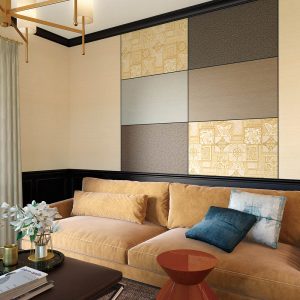 Ảnh thi công giấy dán tường BA5260