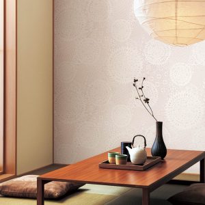 Ảnh thi công giấy dán tường Nhật Bản BA5465