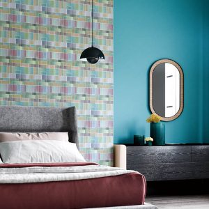 Ảnh thi công giấy dán tường Nhật Bản BA5521