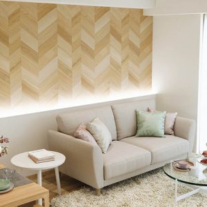 Ảnh thi công giấy dán tường BA5306
