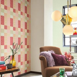 Ảnh thi công giấy dán tường BA5337